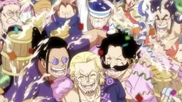 One Piece: Rogerin merirosvojen entisen miehistön salaisuudet ja heidän todelliset aikomuksensa.